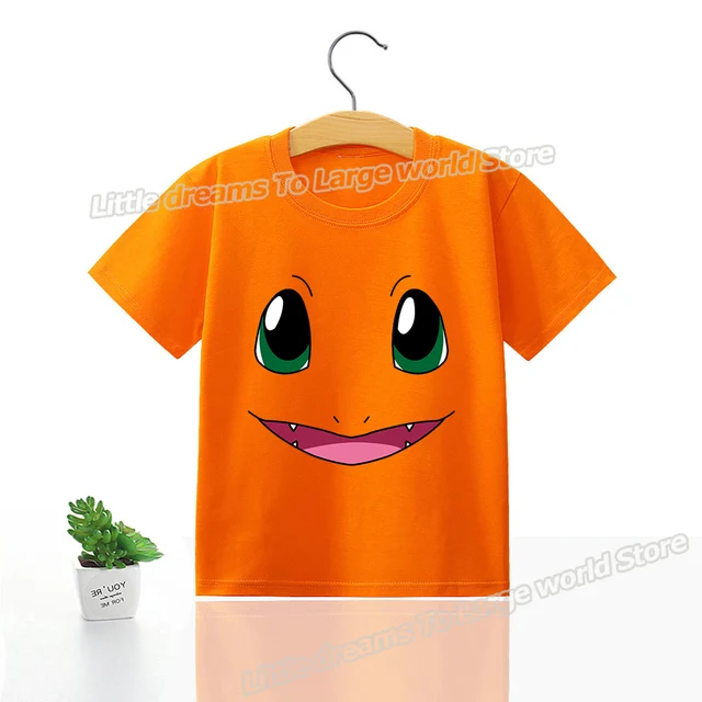 T-shirts pour enfants avec de jolis motifs Pokémon ou Pikachu