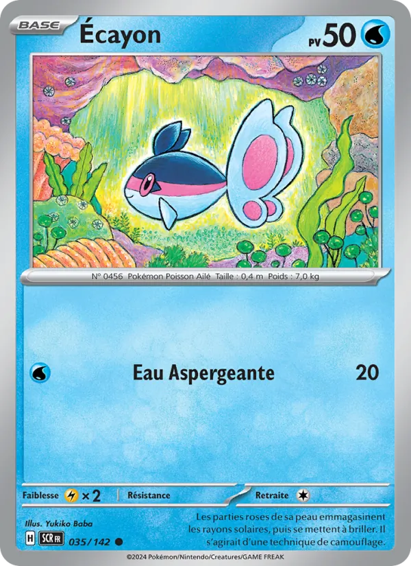 Écayon 35/142 — EV07 — Couronne Stellaire — Carte Pokémon française