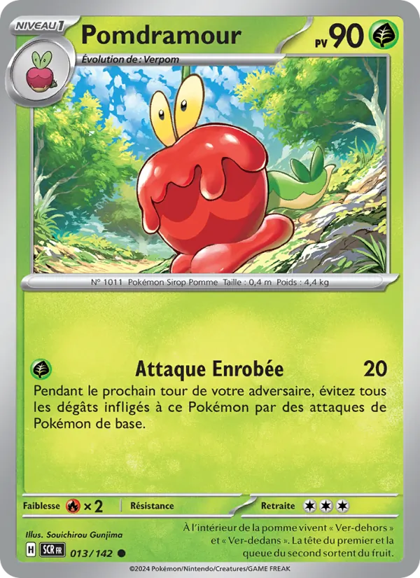 Pomdramour 13/142 — EV07 — Couronne Stellaire — Carte Pokémon française
