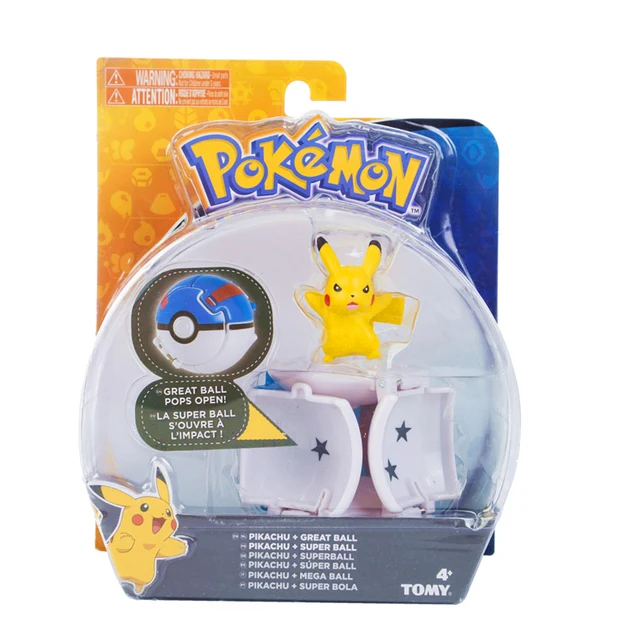 Figurine Pokémon avec jouet Pokeball Clip n Go