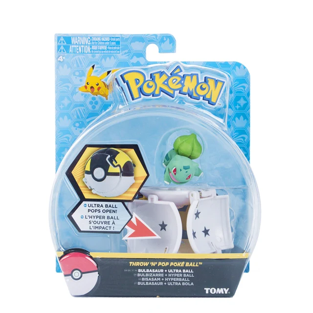 Figurine Pokémon avec jouet Pokeball Clip n Go