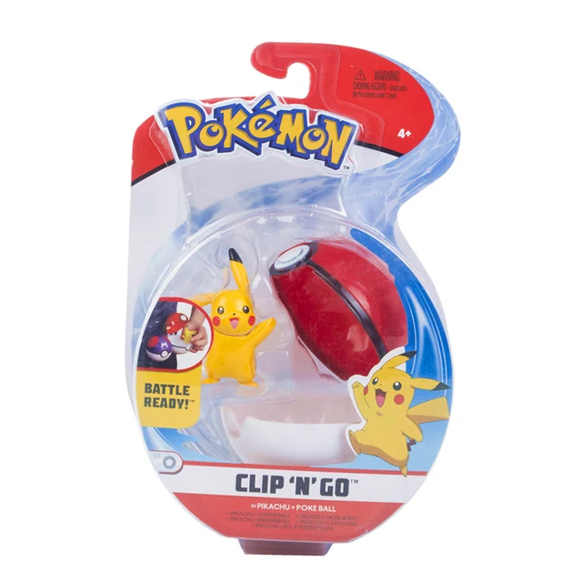 Figurine Pokémon avec jouet Pokeball Clip n Go