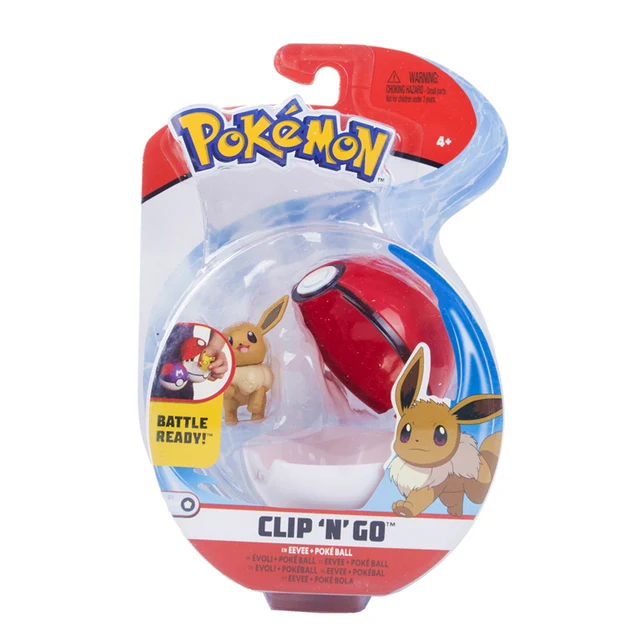 Figurine Pokémon avec jouet Pokeball Clip n Go