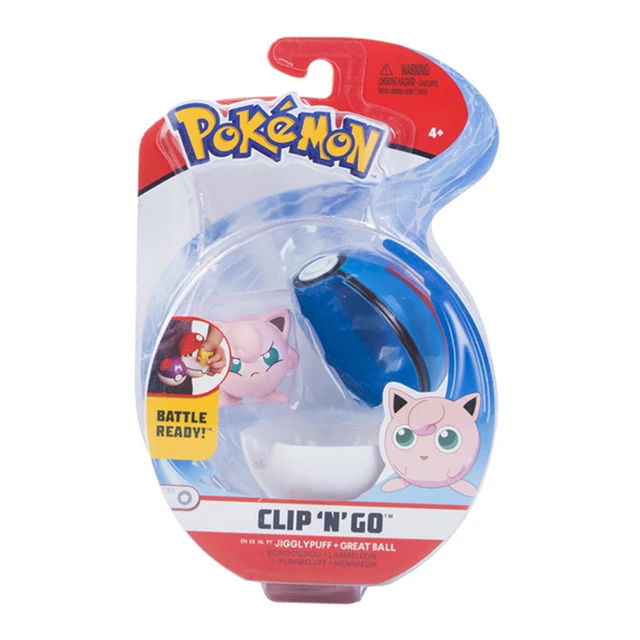 Figurine Pokémon avec jouet Pokeball Clip n Go