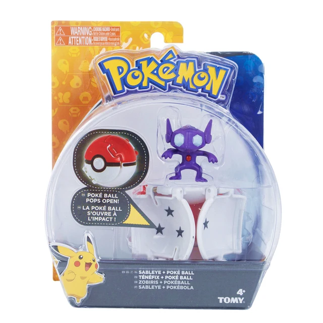 Figurine Pokémon avec jouet Pokeball Clip n Go