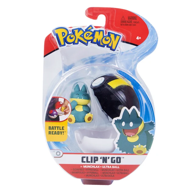 Figurine Pokémon avec jouet Pokeball Clip n Go