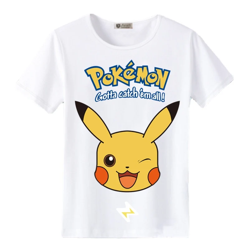 T-shirts d'été Pokemon et Pikachu dans de nombreux superbes designs