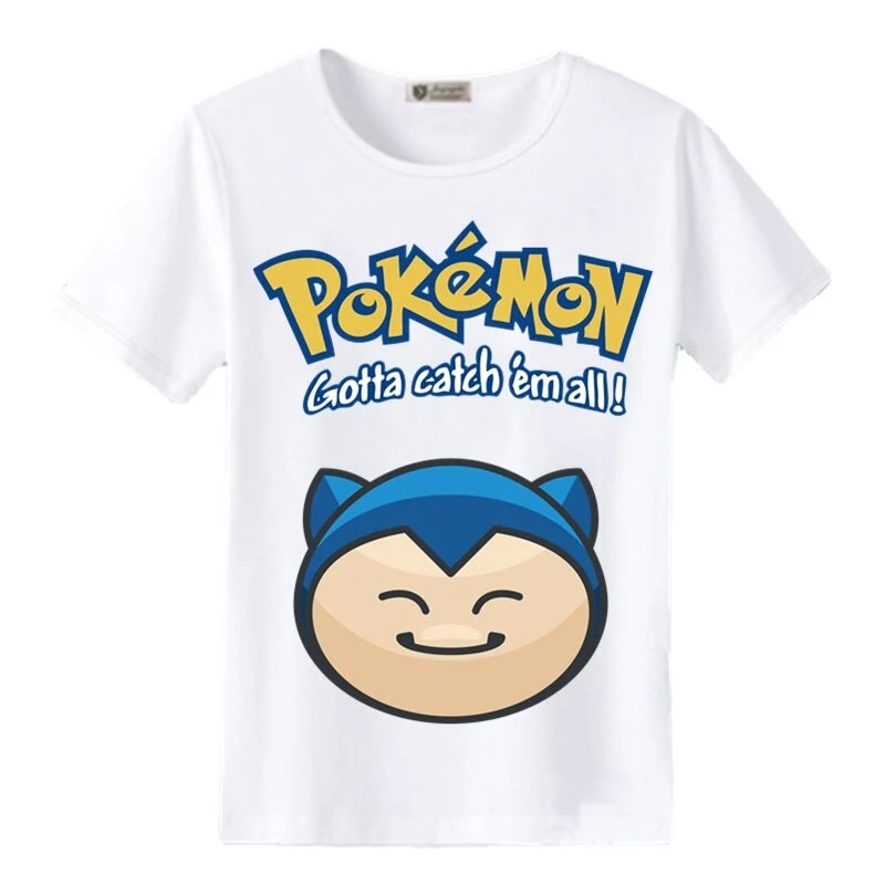 T-shirts d'été Pokemon et Pikachu dans de nombreux superbes designs