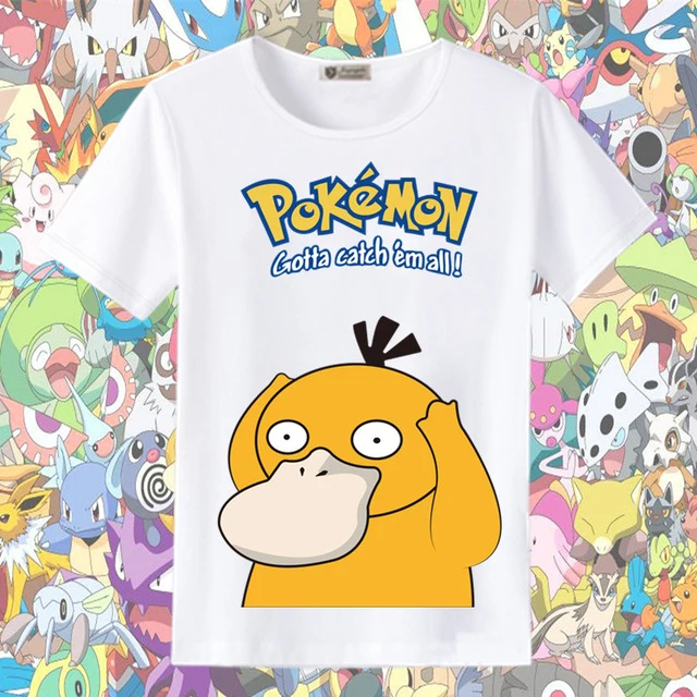 T-shirts d'été Pokemon et Pikachu dans de nombreux superbes designs