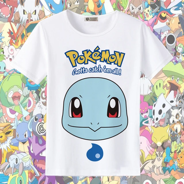 T-shirts d'été Pokemon et Pikachu dans de nombreux superbes designs
