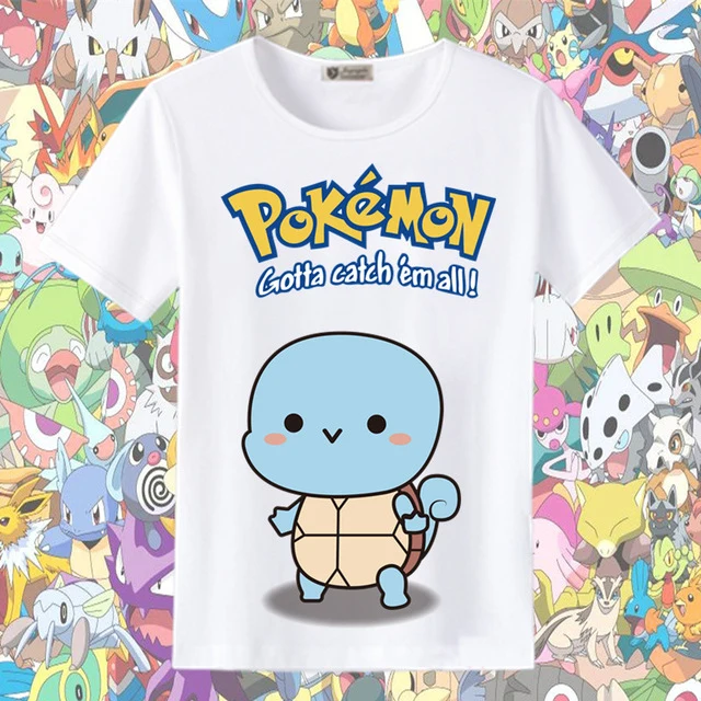 T-shirts d'été Pokemon et Pikachu dans de nombreux superbes designs