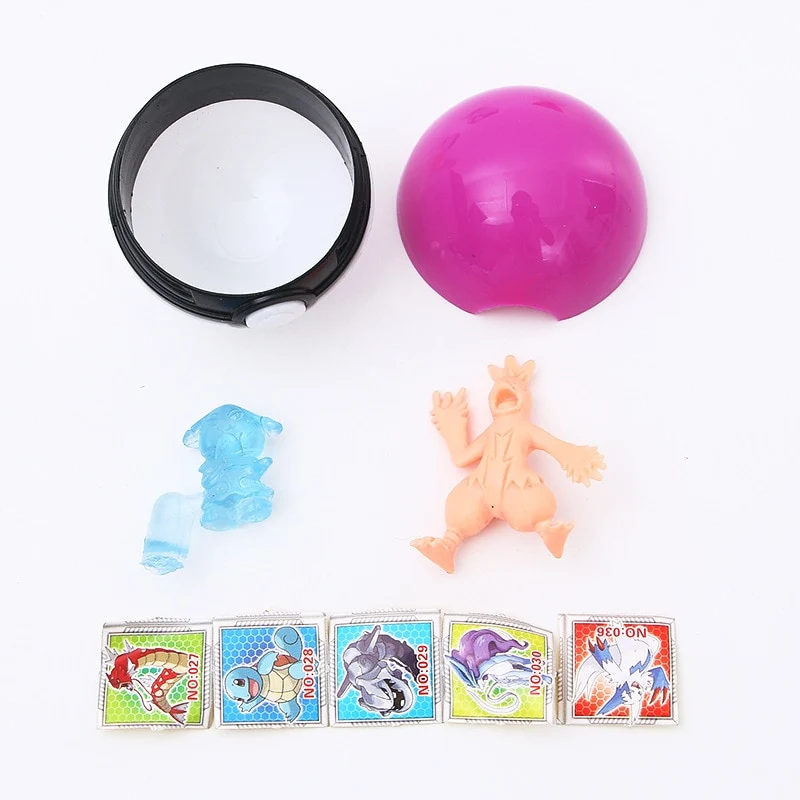 Lot de 24 Poké Balls avec figurines Pokémon