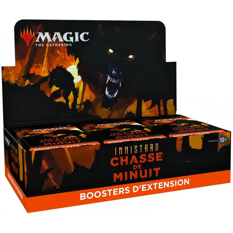Magic – Boîte de 36 Boosters de Draft – Innistrad : Chasse de Minuit – Français