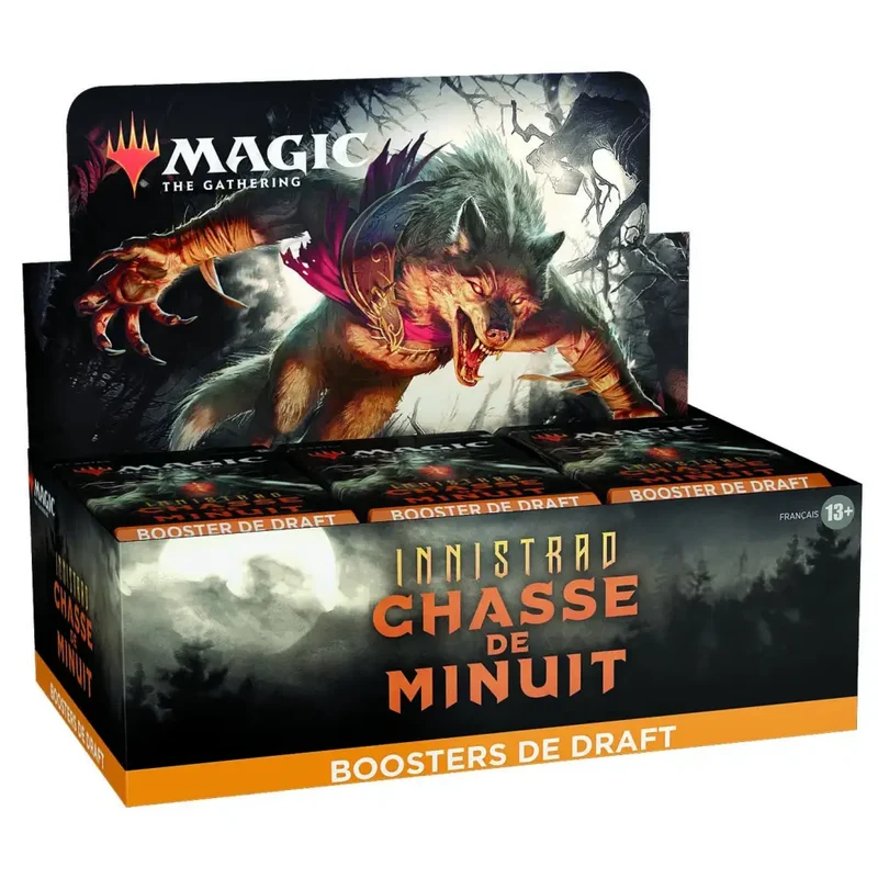 Magic – Boîte 36 Boosters Draft – Innistrad : Chasse de Minuit – Français
