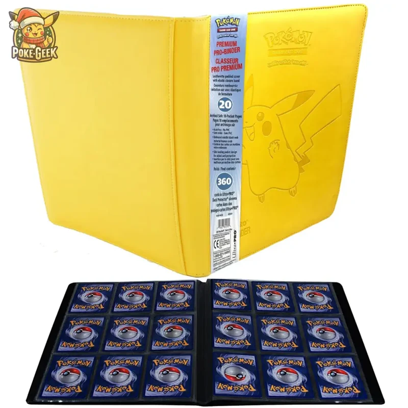 Pokémon - Ultra Pro - Premium Pro-Binder SIMILICUIR - Pikachu