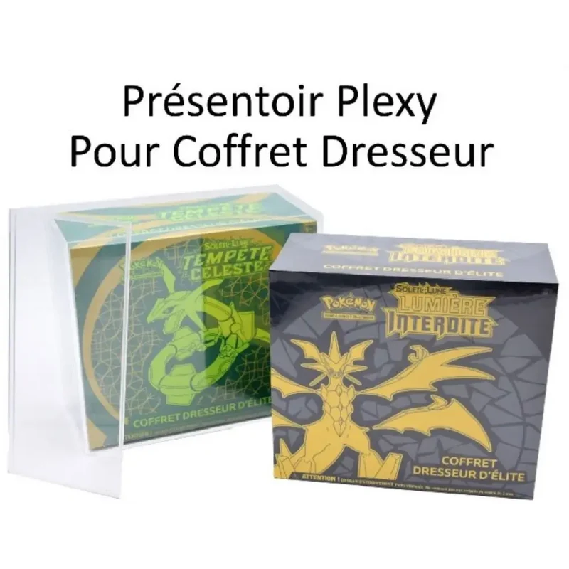 Présentoir Plexy pour Protection coffret (ETB)