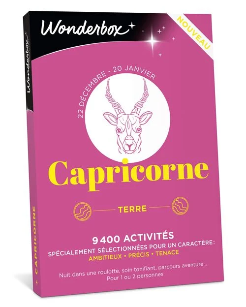 Coffret cadeau Wonderbox Capricorne