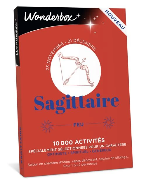 Coffret cadeau Wonderbox Sagittaire