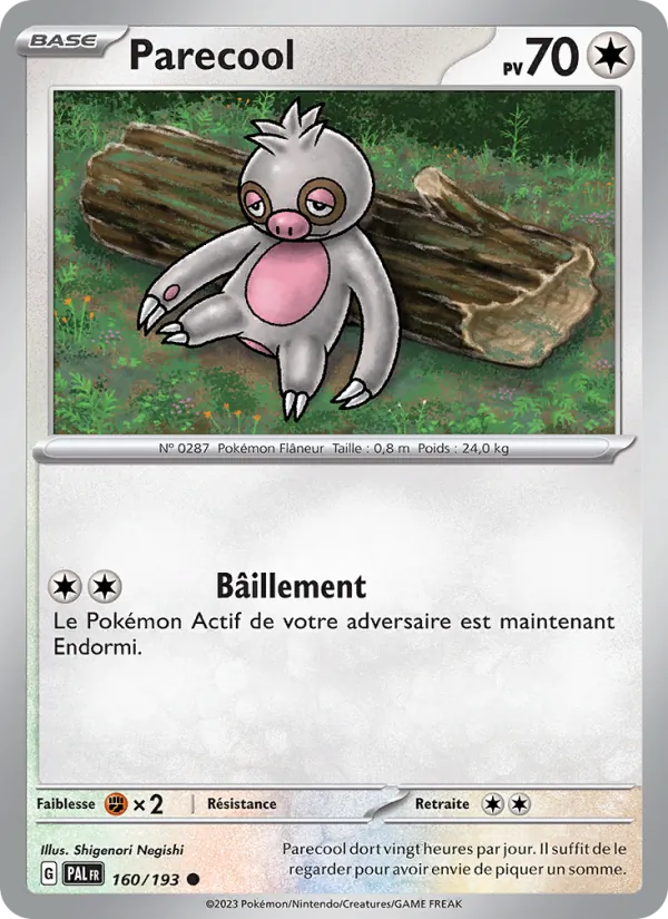 Parecool 160/193 — EV02 – Évolutions à Paldea — Carte Pokémon française