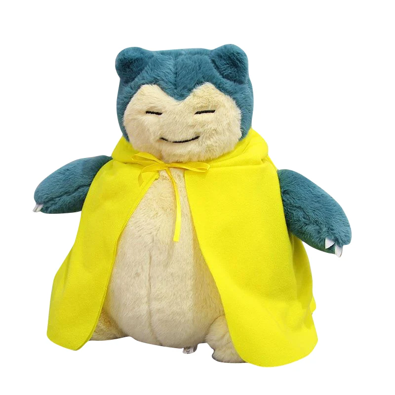 Relaxo Snorlax cosplay en peluche Évoli ou Pikachu (environ 30 cm)