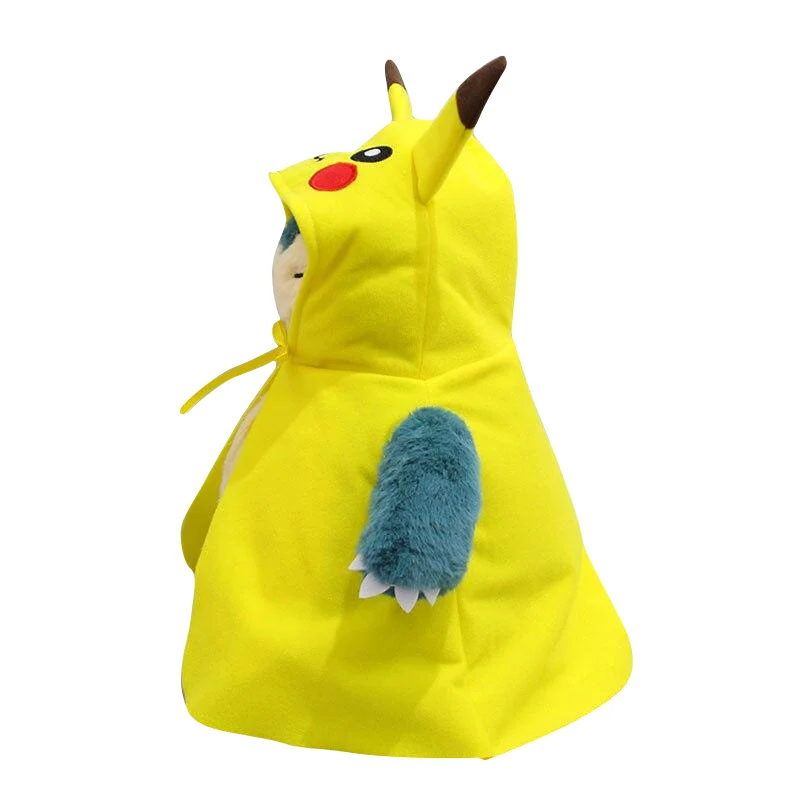 Relaxo Snorlax cosplay en peluche Évoli ou Pikachu (environ 30 cm)