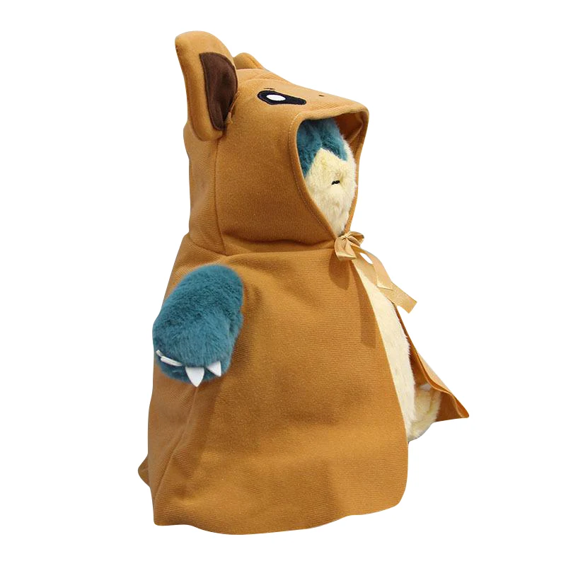 Relaxo Snorlax cosplay en peluche Évoli ou Pikachu (environ 30 cm)