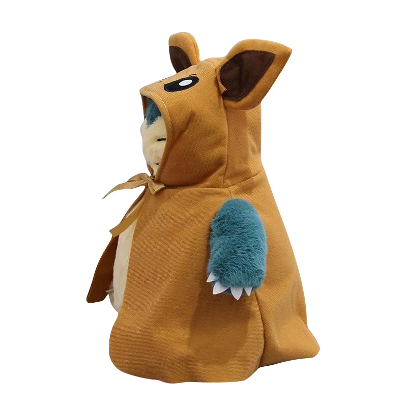 Relaxo Snorlax cosplay en peluche Évoli ou Pikachu (environ 30 cm)