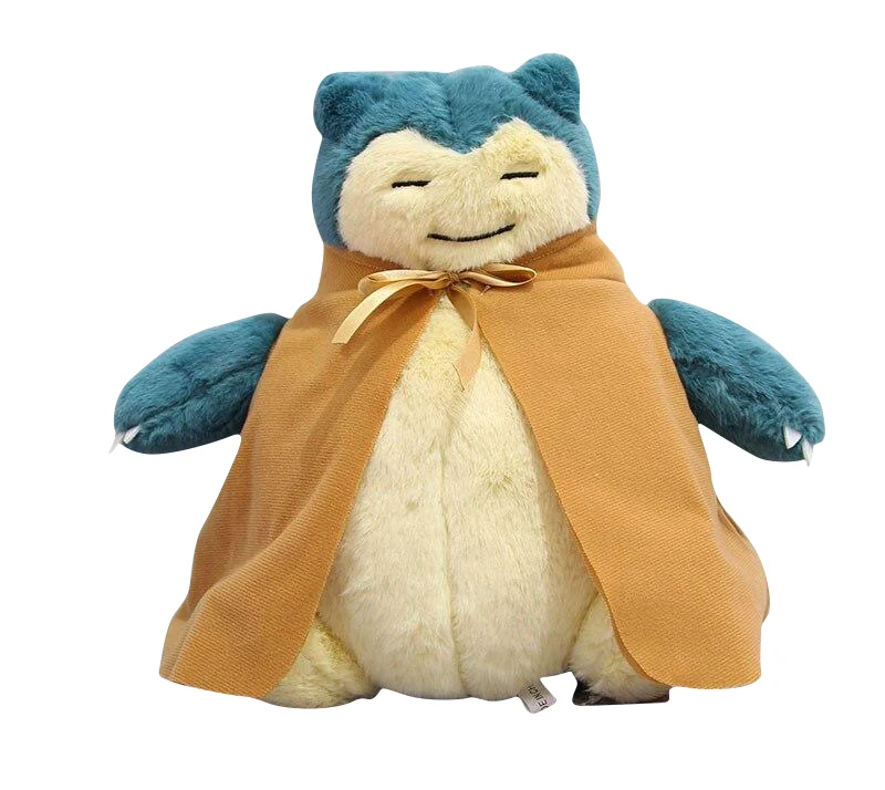 Relaxo Snorlax cosplay en peluche Évoli ou Pikachu (environ 30 cm)