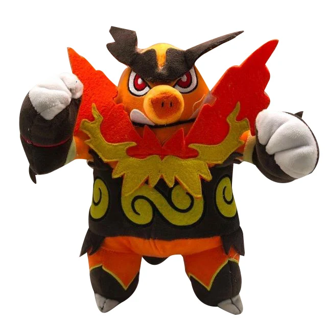 Flambirex Emboar doudou Pokémon (env. 24cm)
