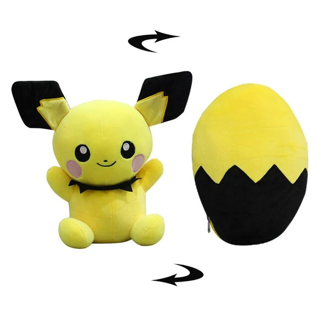 Peluche Pichu Transformer Egg Edition (env. 30cm)