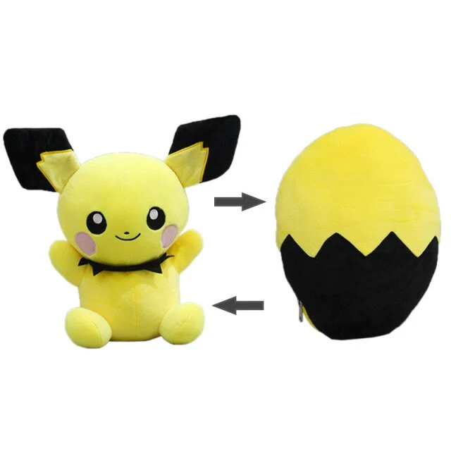Peluche Pichu Transformer Egg Edition (env. 30cm)