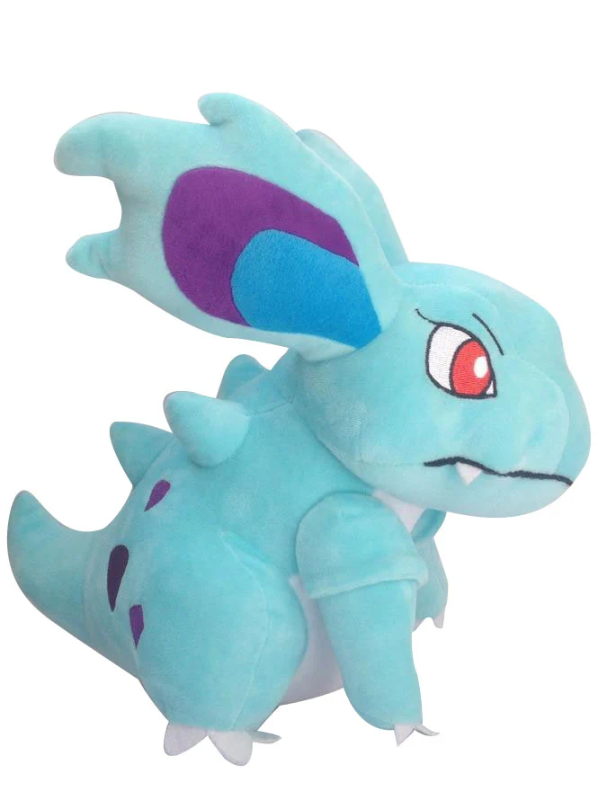 Peluche Nidorina Pokemon (env. 30cm) bleu ou rose