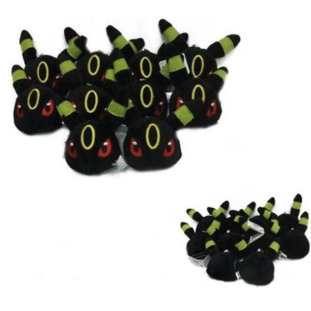 Ensemble de 10 porte-clés en peluche Pikachu Umbreon Nachtara Eevee Eevee