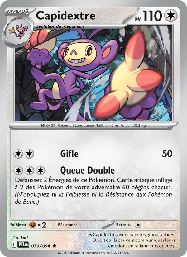 Capidextre 79/94 — ME02 – Flammes Fantasmagoriques — Carte Pokémon française