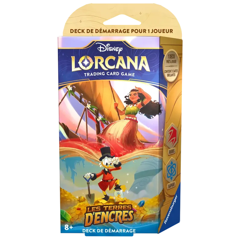 DECK DE DÉMARRAGE VAIANA ET PICSOU – DISNEY LORCANA - FR