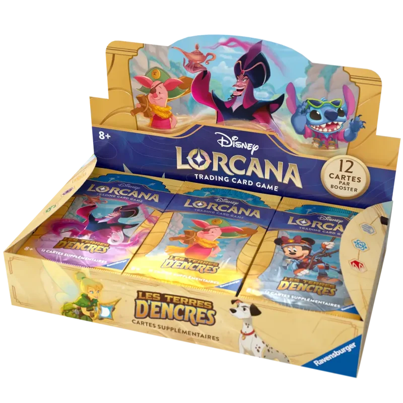Display - Lorcana - Chapitre 3 - Les Terres d'Encres - 24 Boosters - Scellé - Français
