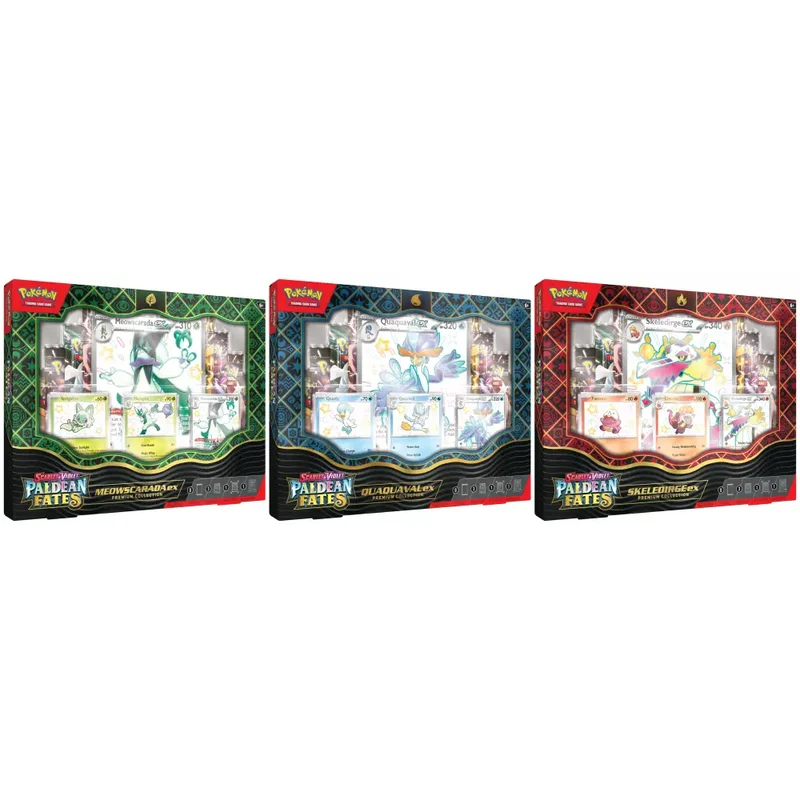 Pokemon Scarlet & Violet Paldean Fates Ex Premium Collection Box - ANGLAIS
