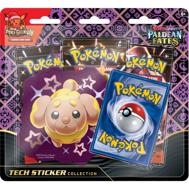Destinées de Paldea: ( Tripack ) Tech Sticker Collection - Version Anglaise