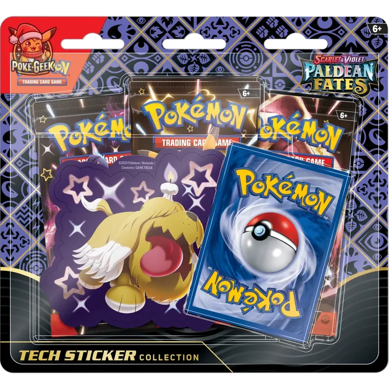Destinées de Paldea: ( Tripack ) Tech Sticker Collection - Version Anglaise