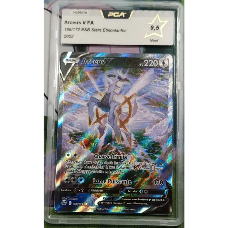 Carte gradé PCA 9.5 Arceus V (BRS 166) Stars Étincelantes - FR