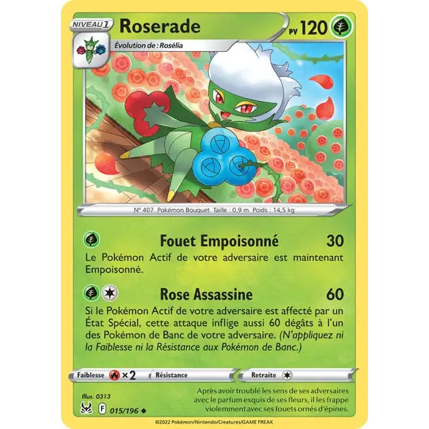 Roserade - EB Origine Perdue - 15/196