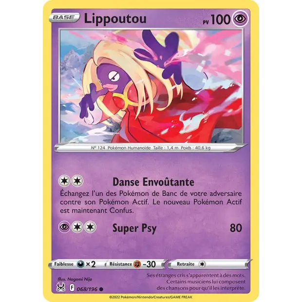 Lippoutou - EB Origine Perdue - 68/196