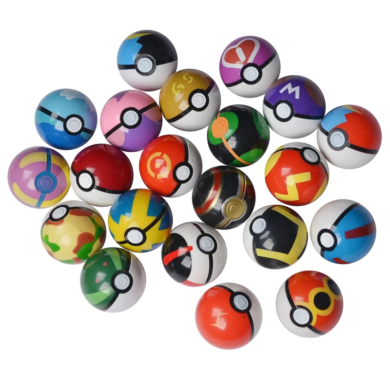 4 à 20 Pokeballs avec des figurines Pokemon dans un ensemble (choix aléatoire)