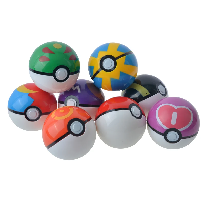 4 à 20 Pokeballs avec des figurines Pokemon dans un ensemble (choix aléatoire)