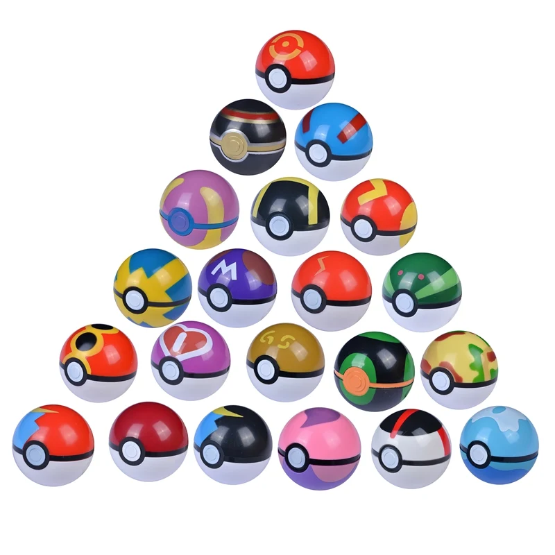 4 à 20 Pokeballs avec des figurines Pokemon dans un ensemble (choix aléatoire)