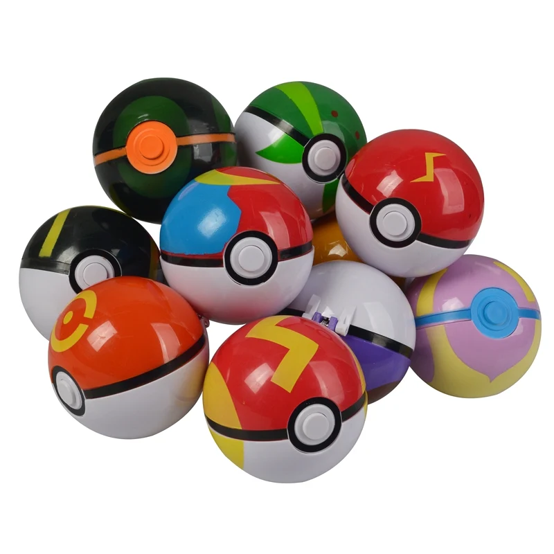 4 à 20 Pokeballs avec des figurines Pokemon dans un ensemble (choix aléatoire)