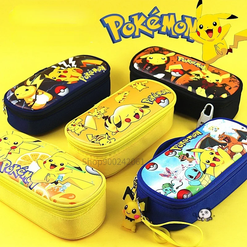 Trousse ou sac à crayons dans de nombreux motifs Pokemon différents