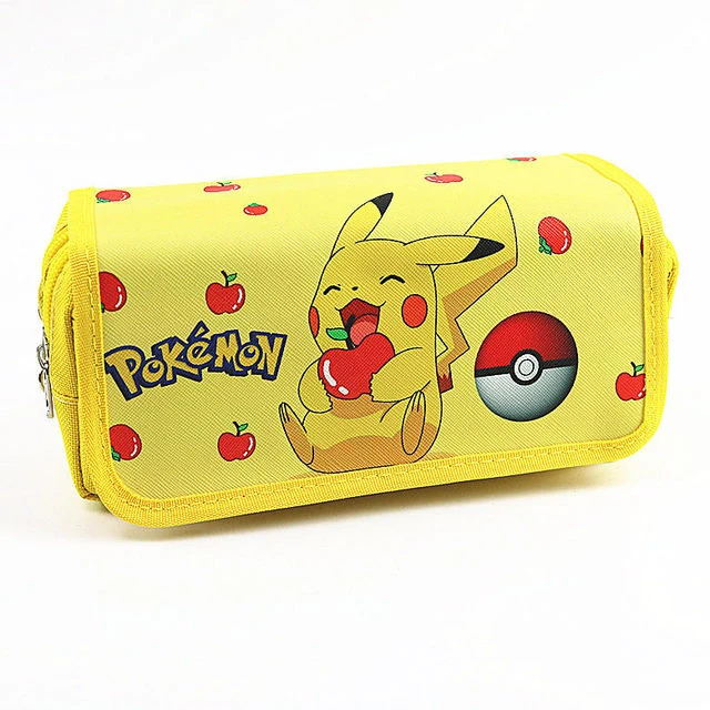 Trousse ou sac à crayons dans de nombreux motifs Pokemon différents