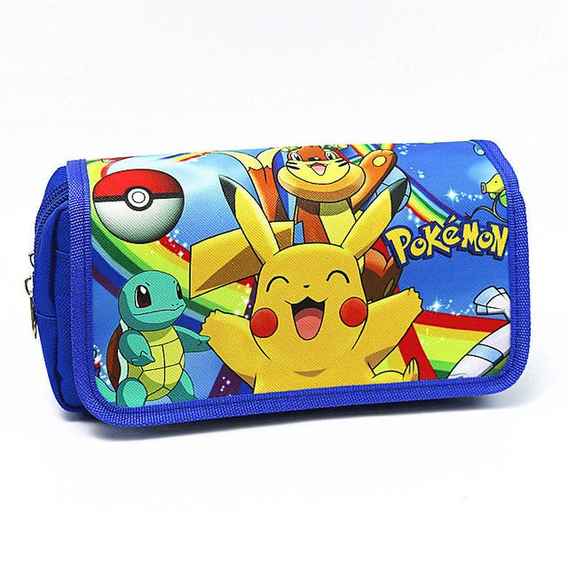 Trousse ou sac à crayons dans de nombreux motifs Pokemon différents