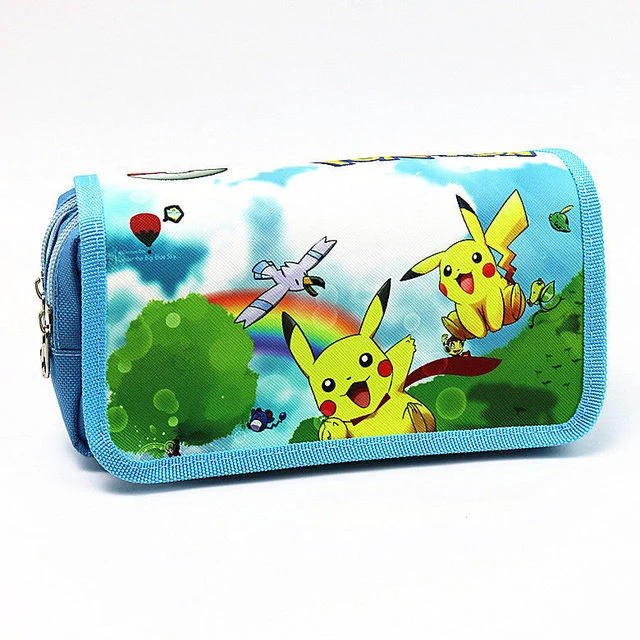Trousse ou sac à crayons dans de nombreux motifs Pokemon différents